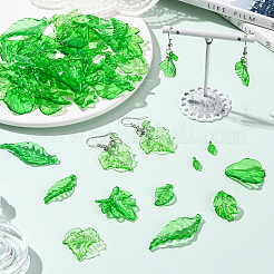 320шт 8 стиля прозрачные акриловые подвески&nbsp;OACR-SC0002-47