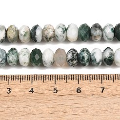 Натурального дерева агат бисер нитей&nbsp;G-C259-A34-5x8mm