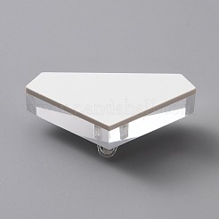 Треугольные акриловые стойки для колец на палец RDIS-WH0001-21