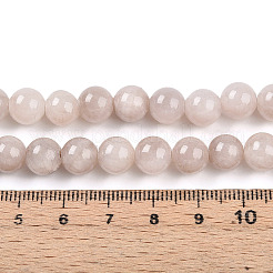 Природные окрашенные желтый нефрит драгоценный камень шарик нити&nbsp;G-R271-8mm-YXS06