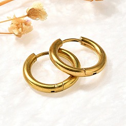 Серьги-кольца из нержавеющей стали 304 для женщин&nbsp;EJEW-M068-15B-G