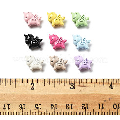 50шт окрашенные распылением бусины из сплава FIND-FS0004-11