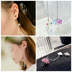 Наборы для самостоятельного изготовления акриловых сережек&nbsp;DIY-FH0001-80