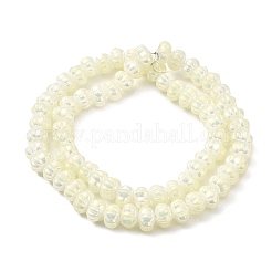 Perle di vetro placcato arcobaleno&nbsp;GLAA-G106-02A-FR02