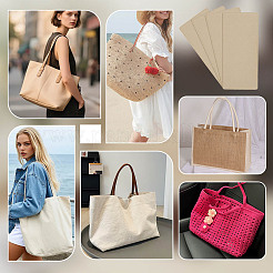 Fondo de bolsa rectangular con almohadilla de fieltro&nbsp;FIND-WH0149-85C