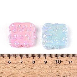 Непрозрачные акриловые бусины с УФ-покрытием&nbsp;OACR-T028-53