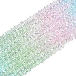 10 нить прозрачных стеклянных бусин градиентного цвета&nbsp;GLAA-CJ0002-09B