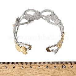Gehämmerte Armreifen aus 304 Edelstahl für Damen&nbsp;BJEW-Z177-01GP-04