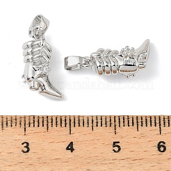 Латунные микропаве прозрачные подвески с фианитом&nbsp;KK-A290-02P