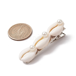 Заколки для волос из крокодиловой кожи в форме ракушки каури PHAR-JH00126