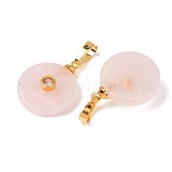 Ciondoli quazo rosa naturale&nbsp;G-P628-03G-08