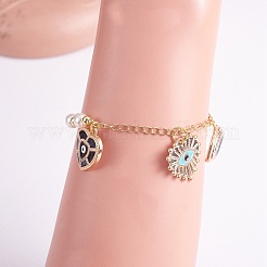 Подвески из сплава эмали 30шт 6 стиля&nbsp;ENAM-SZ0003-30