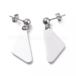 Некорневая нержавеющая сталь 304 SJEW-K153-10P