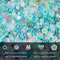 Cabochons en pâte polymère manuels&nbsp;CLAY-TADJ0001-01G