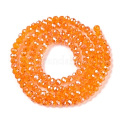 Стеклянные бусины с гальваническим покрытием &nbsp;LS-EGLA-A044-T2mm-A25