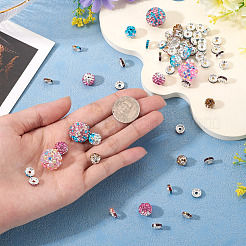 66 Stück 5 Stile Polymer Clay Pflaster Strass Perlen&nbsp;DIY-TA0013-93