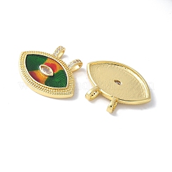 Латунные микро проложить кубического циркония подвески KK-F892-03G