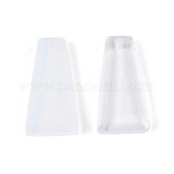 オパールペンダント  ファセット台形チャーム  24.5~25.5x12.5~13.5x3.5~4.5mm  穴：1~1.2mm&nbsp;G-Q601-10H