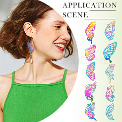 40 шт. 10 стиля 201 нержавеющая сталь травленые металлические украшения подвески&nbsp;STAS-TA0003-04