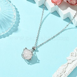 Колье-держатель в виде клетки с кристаллами&nbsp;NJEW-JN04602-02