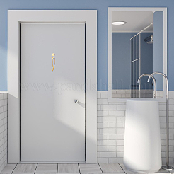 2 sac de 2 autocollants acryliques pour salle de bain garçon et fille&nbsp;AJEW-GF0013-32A