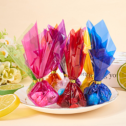 Квадратная упаковка конфет opp упаковка DIY-WH20055-017B