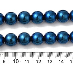 Fili di perline di ematite magnetica sintetica elettrolitica&nbsp;G-I364-K01