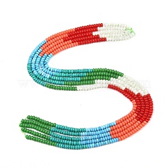 Нити из стеклянных бусин&nbsp;G-Z135-C08-2x4mm