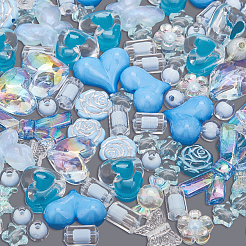 180 шт. 15-х видов акриловых бусин смешанного стиля&nbsp;OACR-PA0001-10