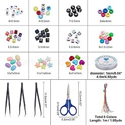 DIY Kinder elastischen Schmuck Set Kits&nbsp;DIY-NB0004-13