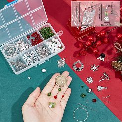 Набор для самостоятельного изготовления сережек на рождественскую тематику DIY-SC0021-63
