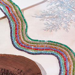 10 нить гальваника стеклянные бусины нити&nbsp;EGLA-HY0001-09