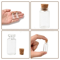 24 шт. 4 стиля стеклянная банка стеклянные бутылки AJEW-FS0001-21