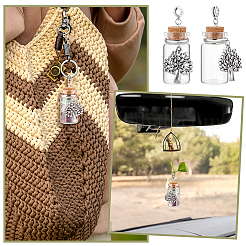 20 шт. европейские подвески-шармы из сплава стеклянной бутылки PALLOY-GA0001-14