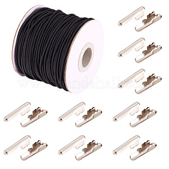 Круглый эластичный шнур и железные зубцы&nbsp;DIY-TA0004-04B