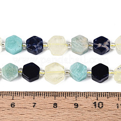 Нити из натуральных бусин содалита&nbsp;G-N358-03A-06