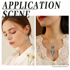 104шт 6 элемента люстры в тибетском стиле соединения TIBE-SC0001-53