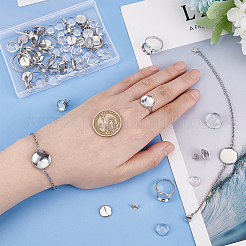 Kit de fabrication de bijoux demi-ronds à faire soi-même&nbsp;DIY-SC0018-24