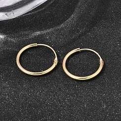 Orecchini a cerchio in ottone&nbsp;EJEW-G474-01G-02