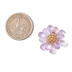 Подвески из прозрачного стекла в форме капли&nbsp;PALLOY-MZ00601-03