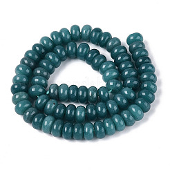 Chapelets de perles de jade blanche naturelle&nbsp;G-Q613-01F-09