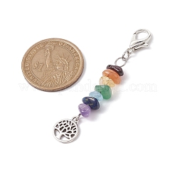 Decoraciones colgantes del árbol de la vida de aleación de estilo tibetano&nbsp;X1-HJEW-JM01748