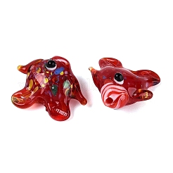Abalorios de colores vario hechos a mano&nbsp;LAMP-T023-16O