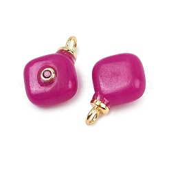 Крашеные натуральный белый нефрит подвески KK-B157-42C-04