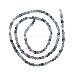 Natürliche teufelsblaue Aquamarin-Perlenstränge&nbsp;G-NH0073-C01-2mm