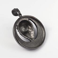 Большие подвески из хирургической нержавеющей стали 316 STAS-L186-113B