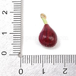 Подвески с эмалью из фруктового сплава&nbsp;ENAM-P264-02E-G