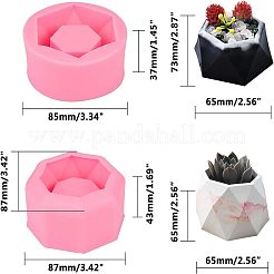 Пищевые силиконовые Молды для цветочных горшков своими руками DIY-OC0002-44