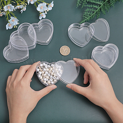 Scatole regalo portaoggetti in acrilico a cuore&nbsp;CON-WH0095-47