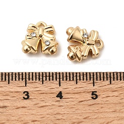 Breloques de Noël en alliage de strass&nbsp;FIND-G102-01G-04